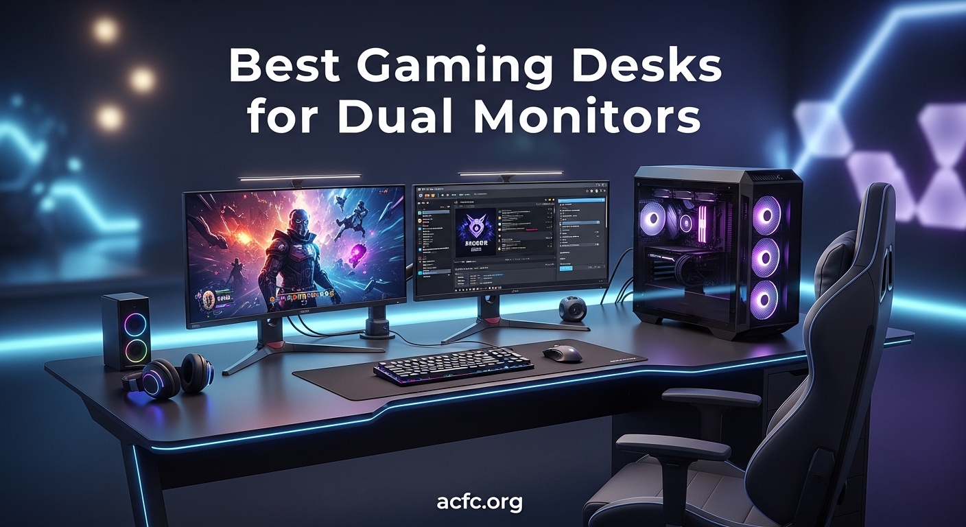 Best Gaming Desks for Dual Monitors