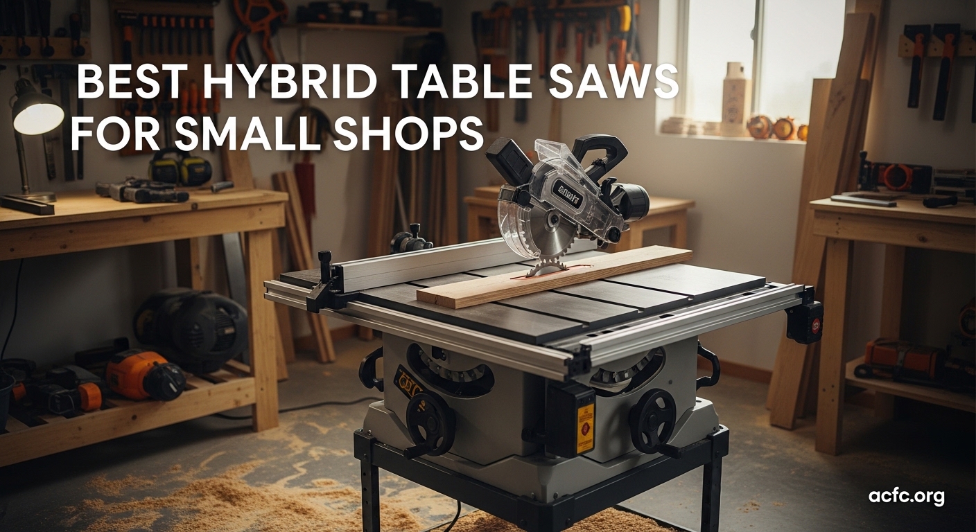 Best Hybrid Table Saws for Small Shops