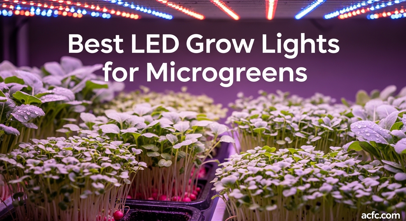 Best LED Grow Lights for Microgreens