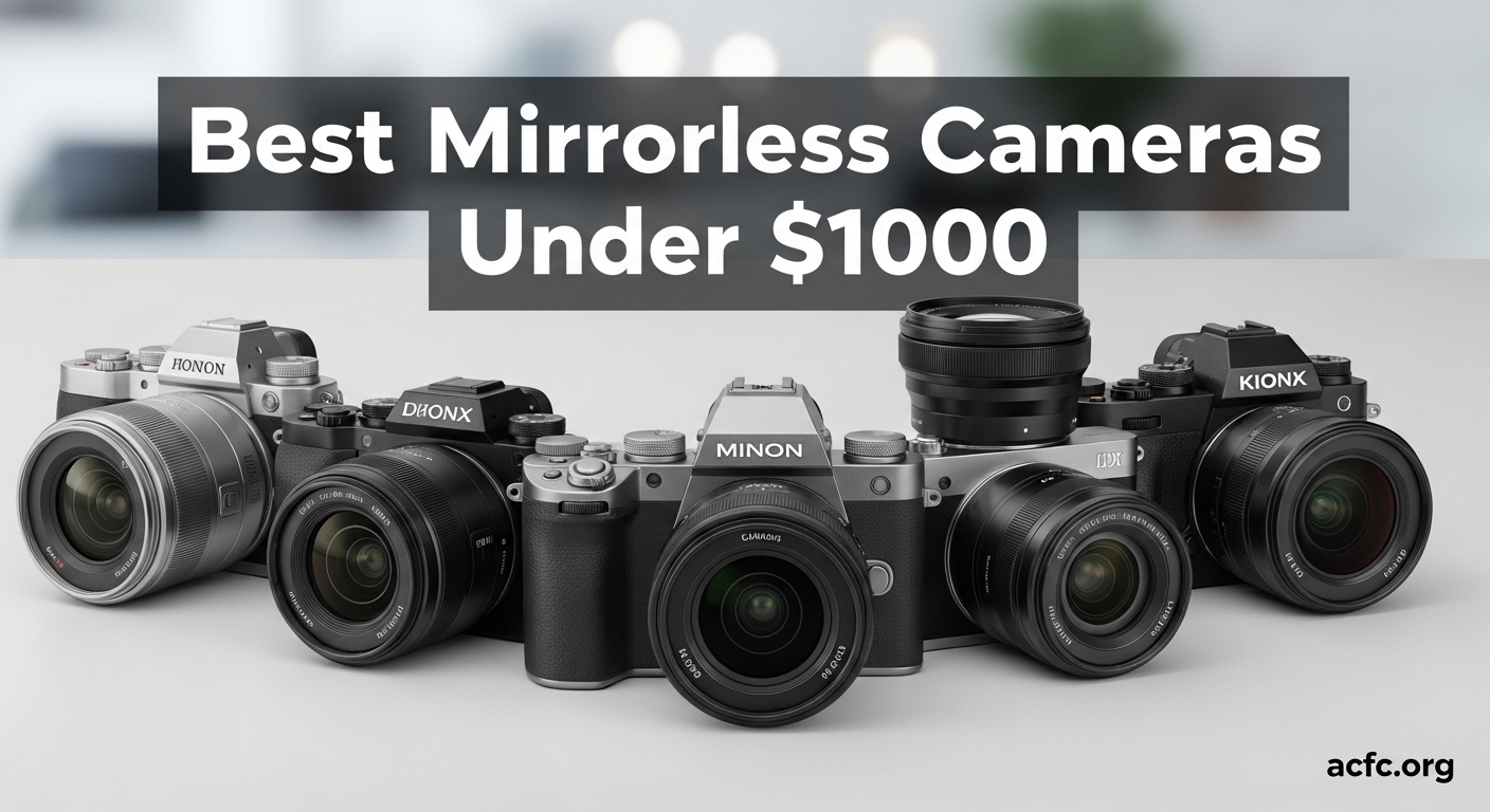 Best Mirrorless Cameras Under $1000