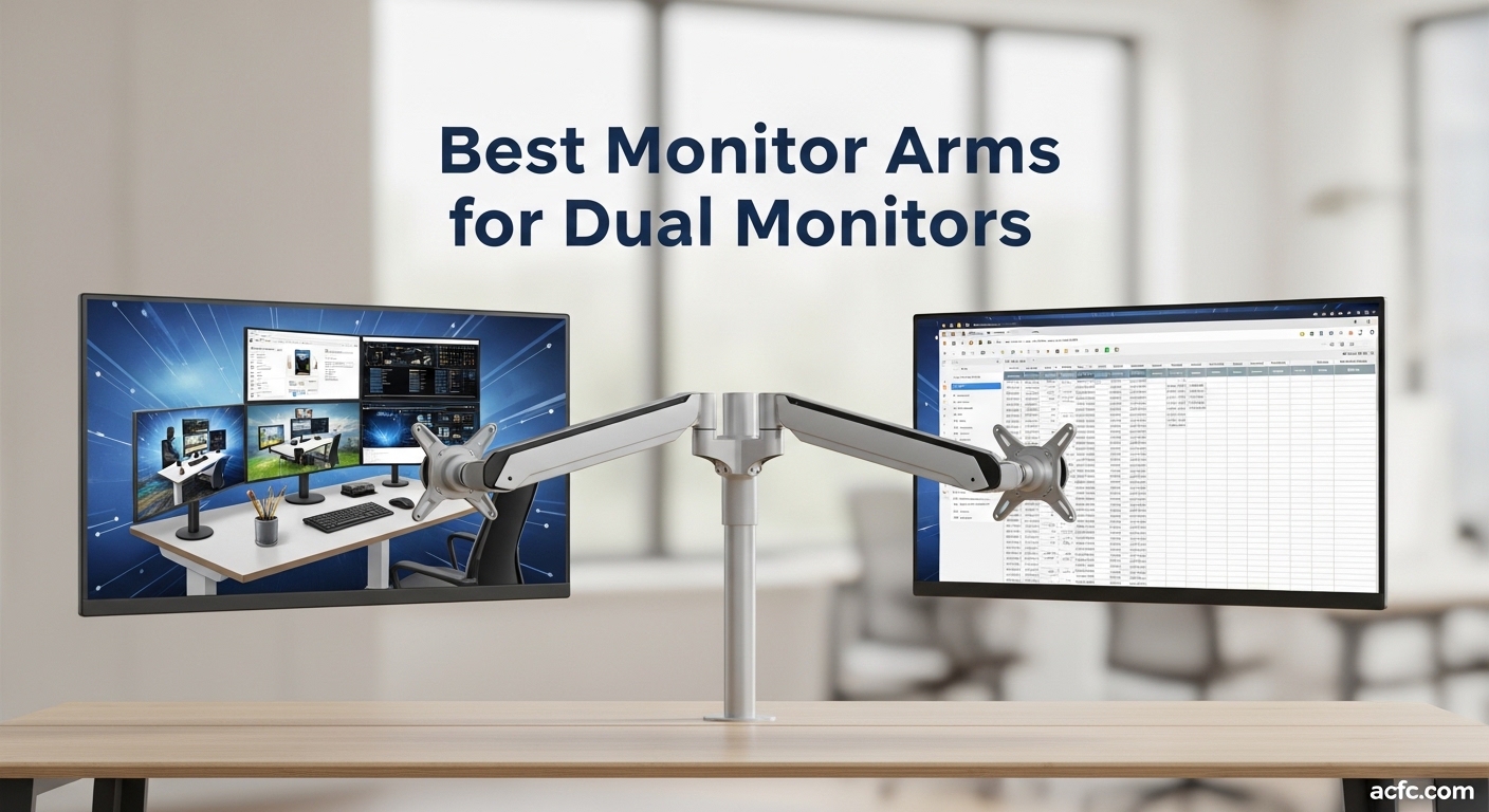 Best Monitor Arms for Dual Monitors