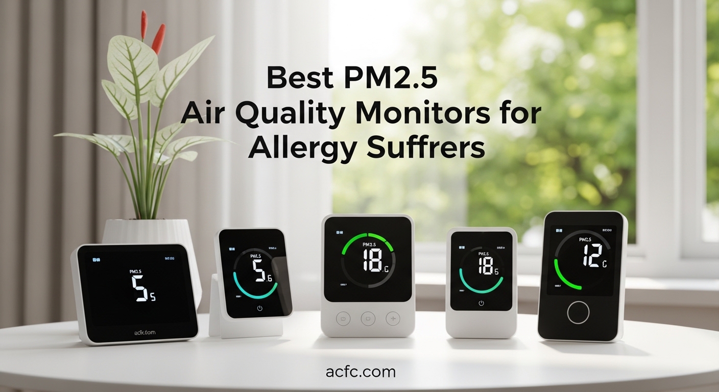 Best PM2.5 Air Quality Monitors for Allergy Sufferers
