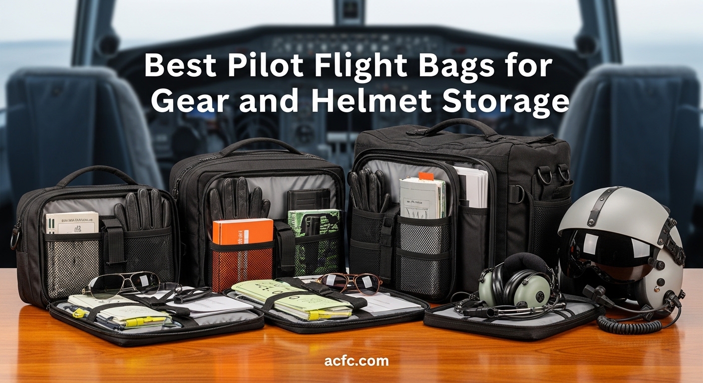 Best Pilot Flight Bags for Gear and Helmet Storage