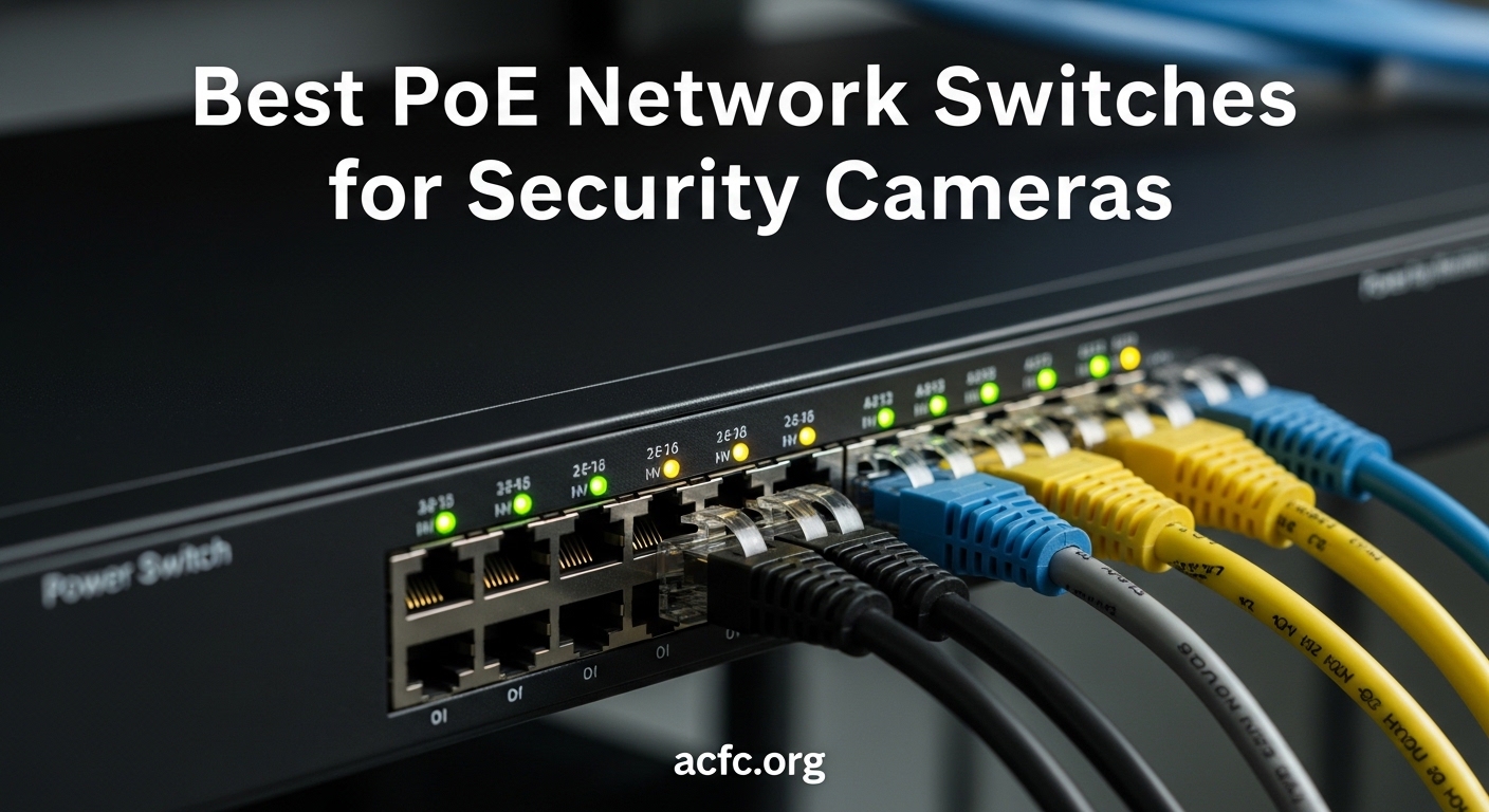 Best PoE Network Switches for Security Cameras