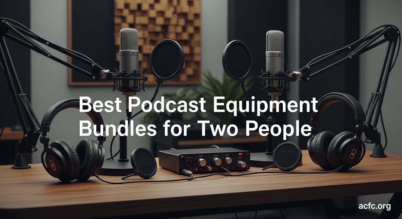 Best Podcast Equipment Bundles for Two People