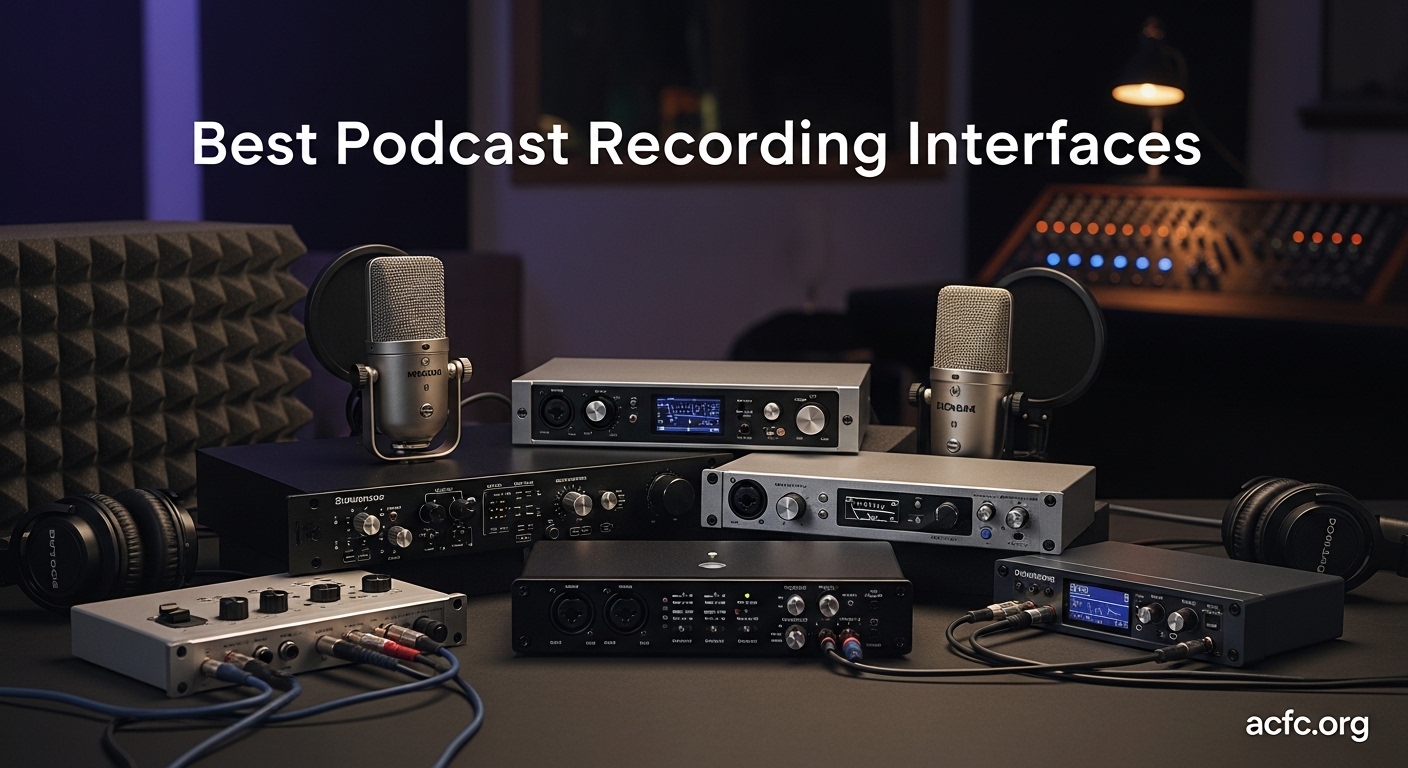 Best Podcast Recording Interfaces