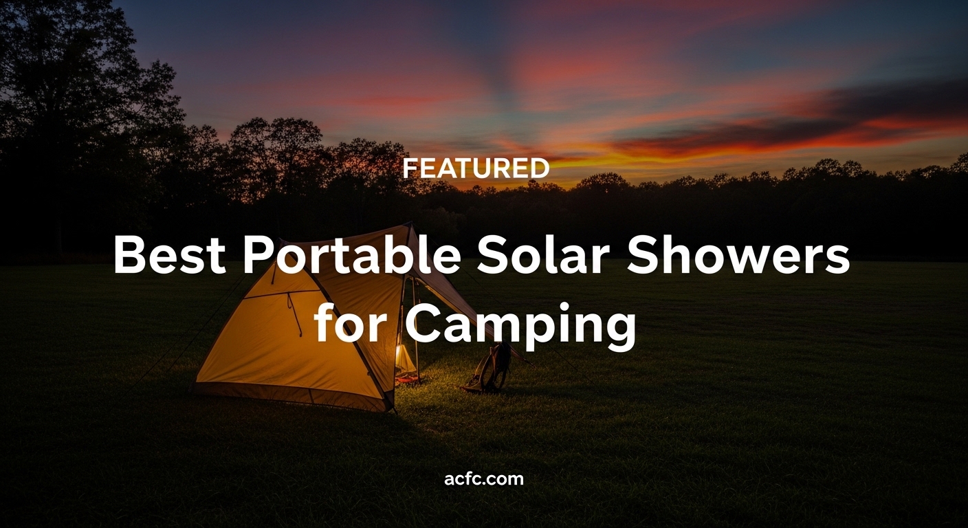 Best Portable Solar Showers for Camping