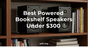 Best Powered Bookshelf Speakers Under $300