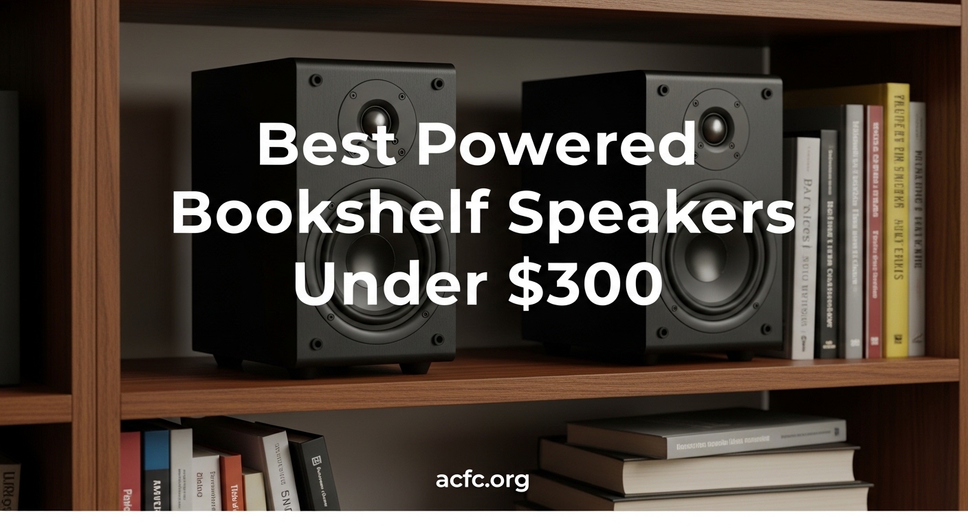 Best Powered Bookshelf Speakers Under $300