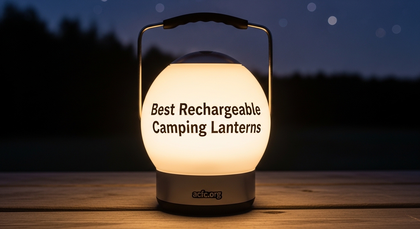 Best Rechargeable Camping Lanterns
