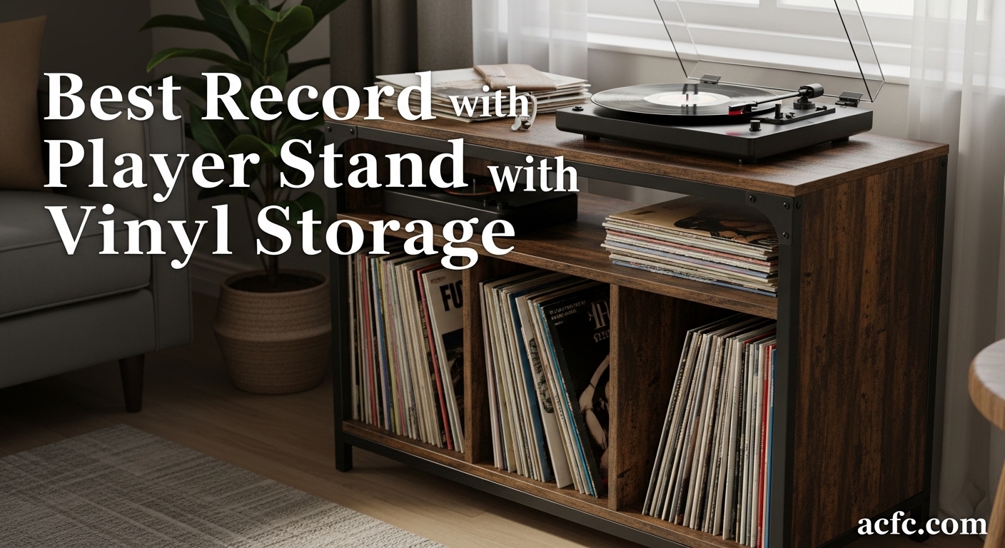 Best Record Player Stands with Vinyl Storage