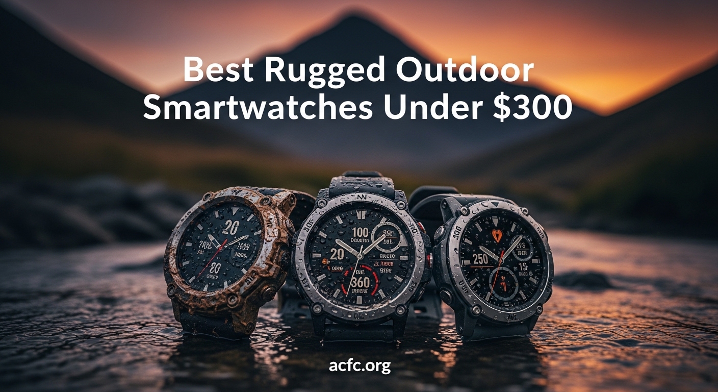 Best Rugged Outdoor Smartwatches Under $300