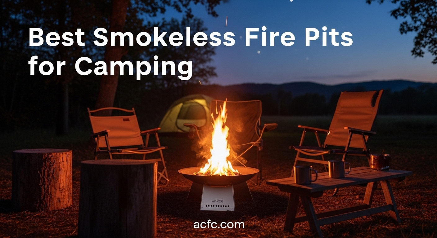 Best Smokeless Fire Pits for Camping