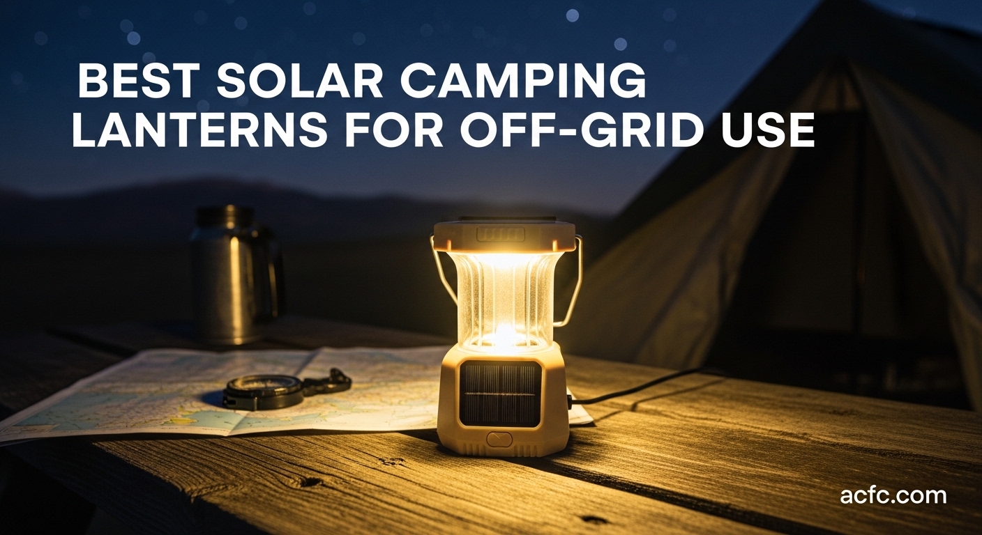 Best Solar Camping Lanterns for Off-Grid Use