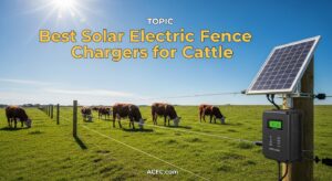 Best Solar Electric Fence Chargers for Cattle
