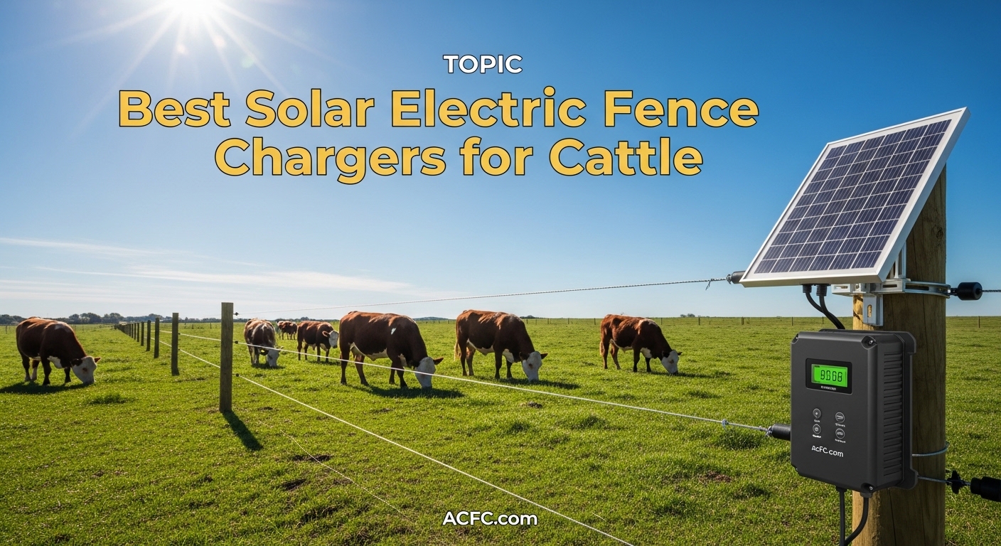 Best Solar Electric Fence Chargers for Cattle