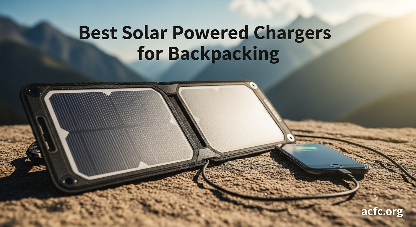 Best Solar Powered Chargers for Backpacking