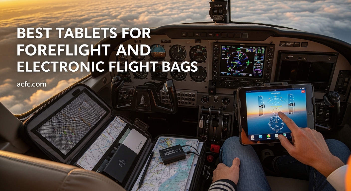 Best Tablets for ForeFlight and Electronic Flight Bags