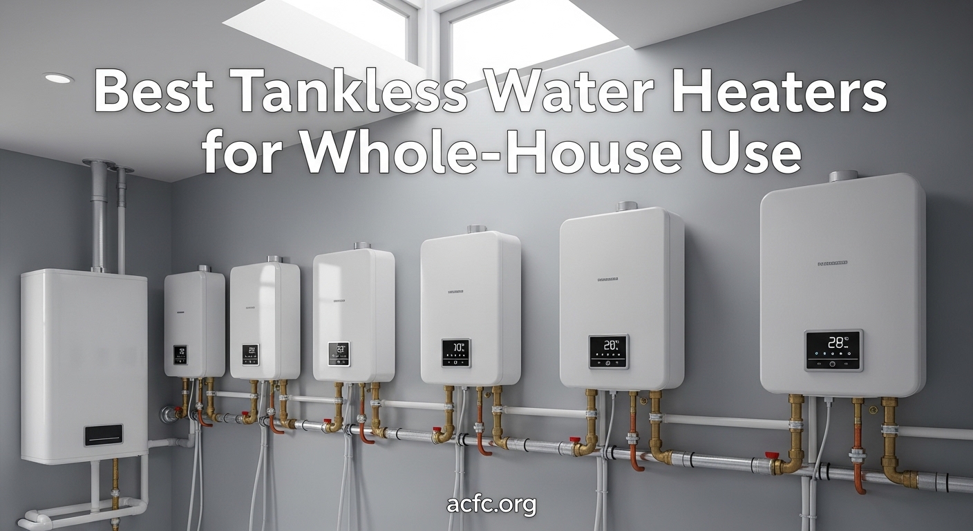 Best Tankless Water Heaters for Whole-House Use