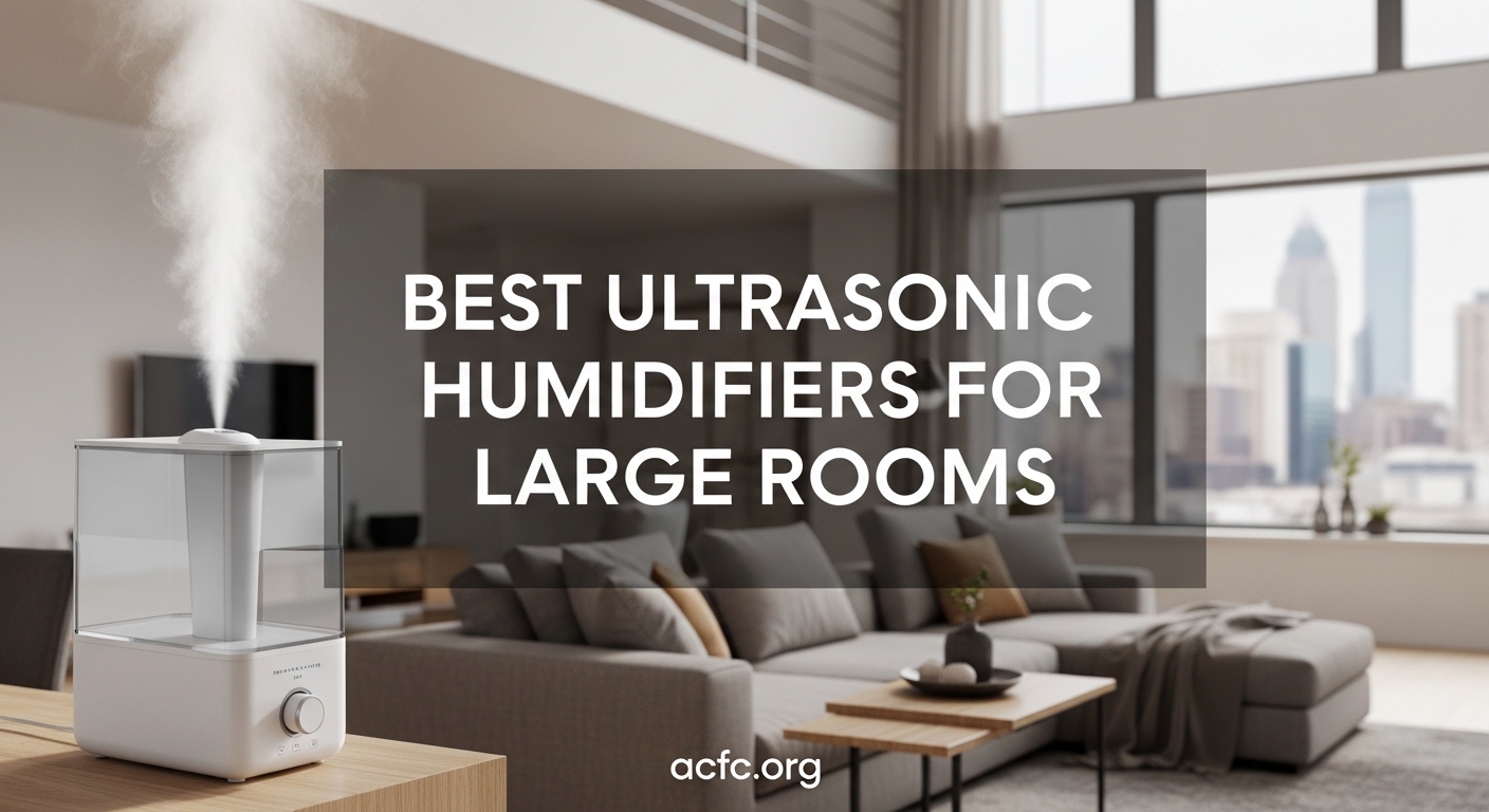 Best Ultrasonic Humidifiers for Large Rooms