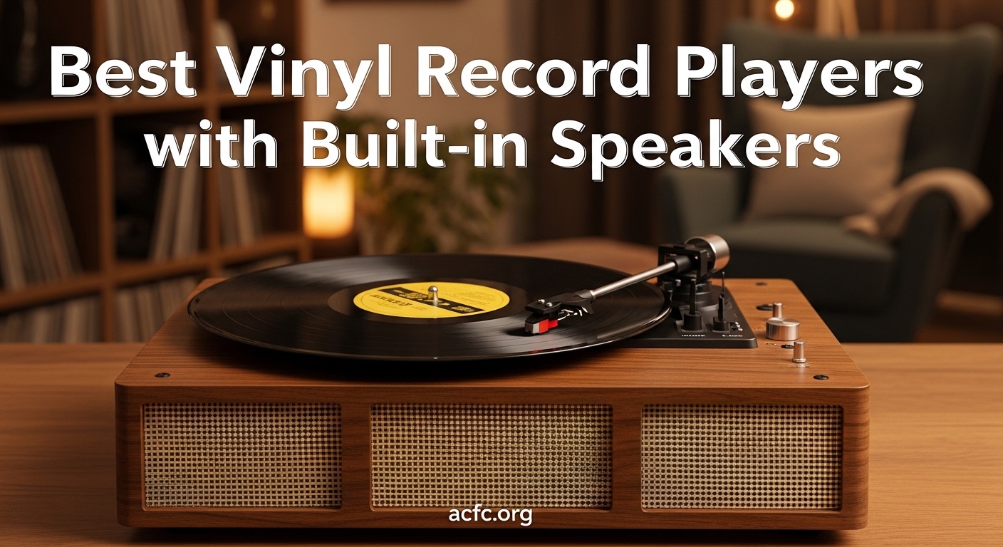 Best Vinyl Record Players with Built-in Speakers