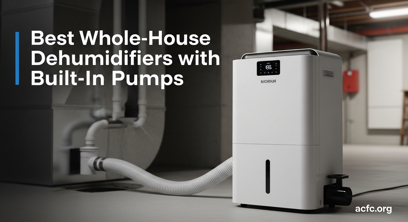 Best Whole-House Dehumidifiers with Built-In Pumps