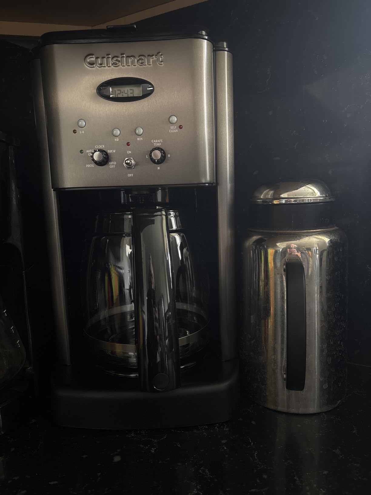 Cuisinart DCC-1200P1 Brew Central 12-Cup Programmable Coffeemaker, Carafe, Brushed Chrome customer photo 1
