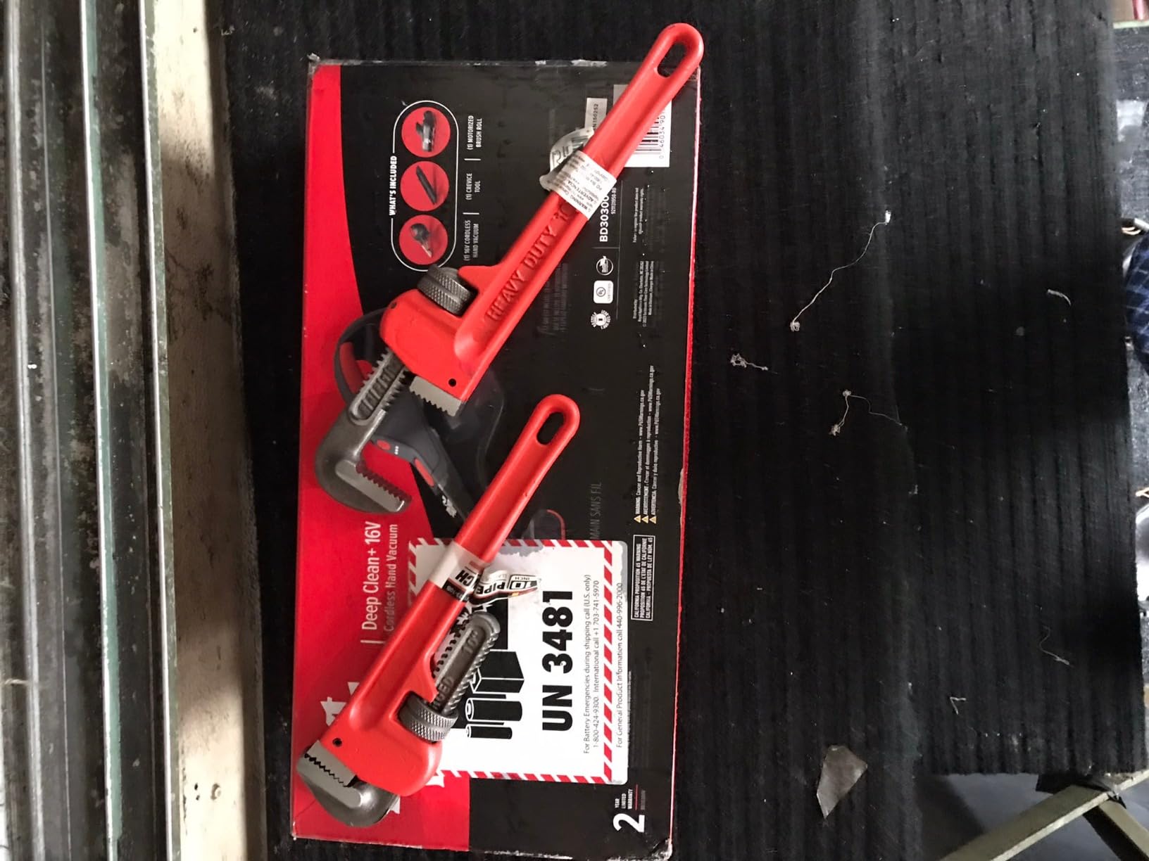 Performance Tool W1133-10B Heavy-Duty Adjustable Straight Pipe Wrench, 10-inch customer photo 2