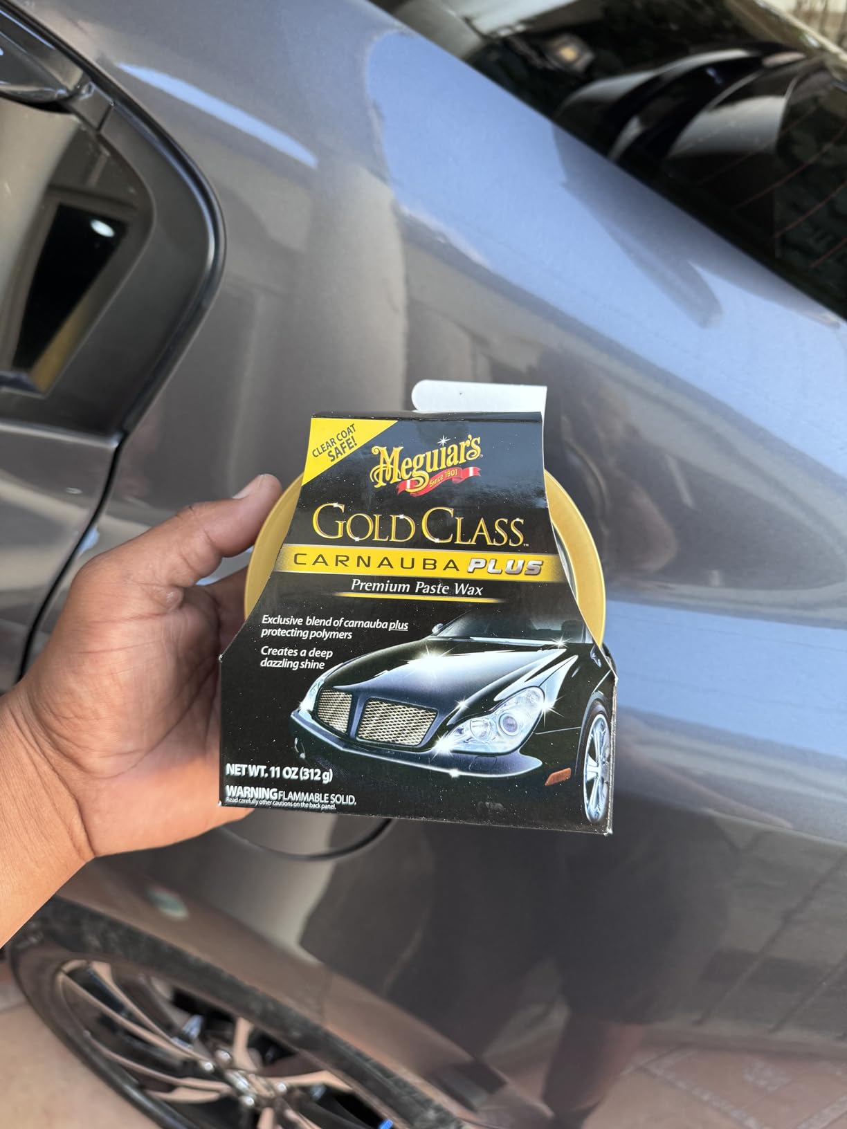 Meguiar's Gold Class Carnauba Plus Premium Paste Wax, Car Wax Paste For Diy Drivers & Detailers, Car Wax With Carnauba + Polymer Protection For Deep Gloss, Clear Coats On Cars, Trucks & Suvs - 11 Oz customer photo 2