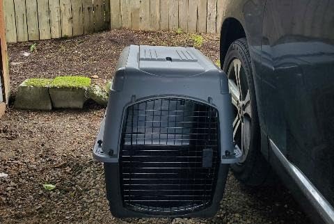 Petmate Large Breeds Dog Kennel, Various Sizes, Dark Gray/Black, Made in USA customer photo 1