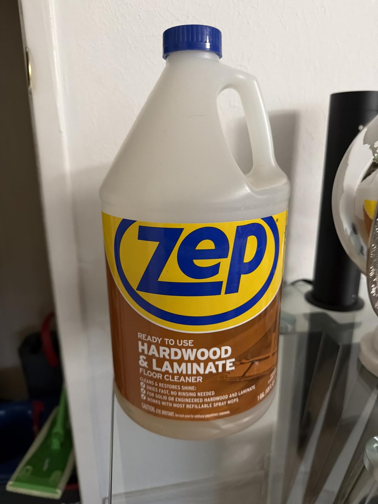 Zep Industrial Hardwood and Laminate Floor Cleaner - 1 Gallon - ZUHLF128 - Removes Spots, Stains and Scuffs. Cleans and Restores Shine customer photo 1