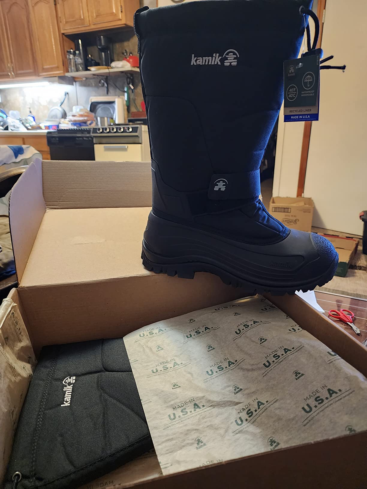 Kamik Greenbay 4 Men's Winter Boot - Waterproof Insulated Snow Footwear - -40C Temperature Rating customer photo 1