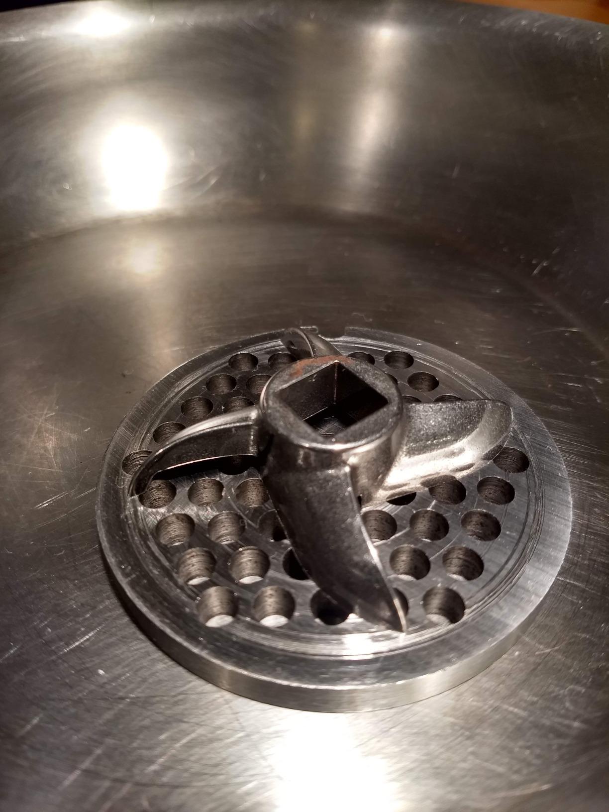 LEM Products #10 Clamp-On Hand Grinder, Stainless Steel Meat Grinder customer photo 2