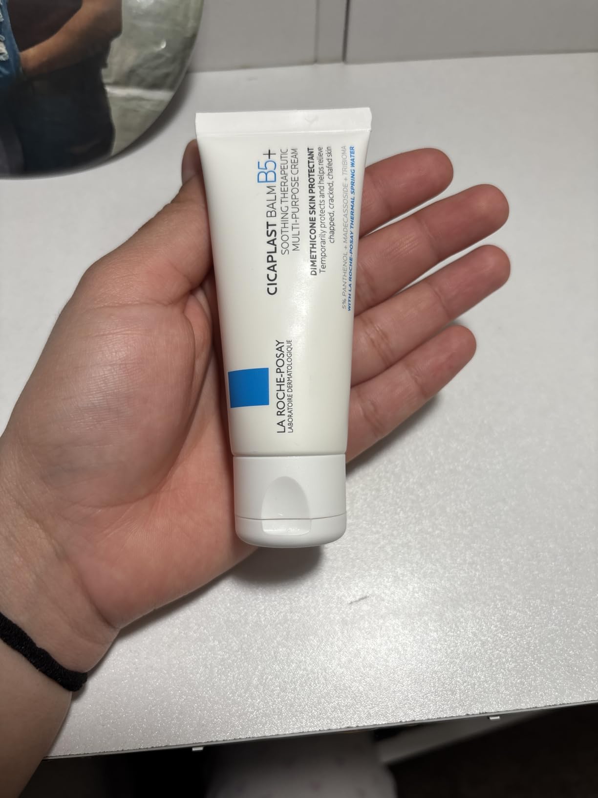 La Roche-Posay Cicaplast Balm B5 Skin Barrier Repair Cream with Centella Asiatica, Shea Butter & Panthenol, Multi-Purpose Healing Ointment for Dry, Irritated Skin, Face, Body & Hand Balm, Baby Safe customer photo 2