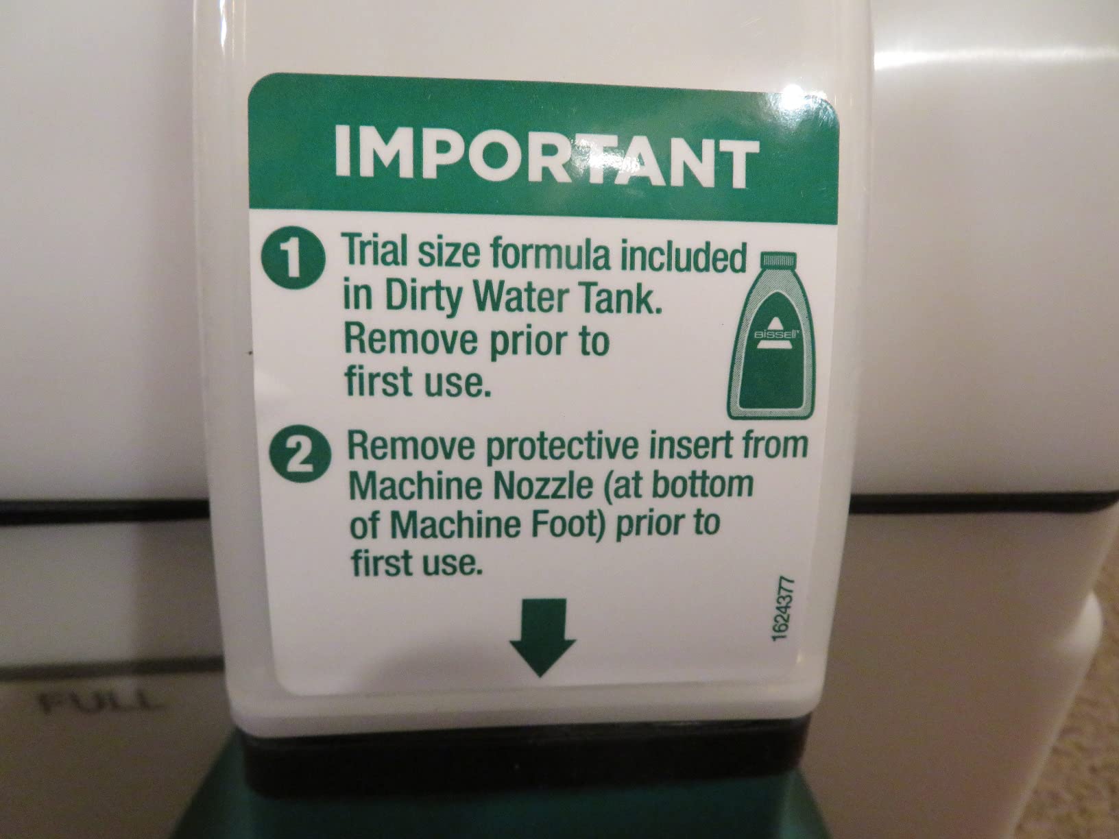 Bissell Commercial BigGreen Commercial BG10 Deep Cleaning 2 Motor Extractor Machine customer photo 2