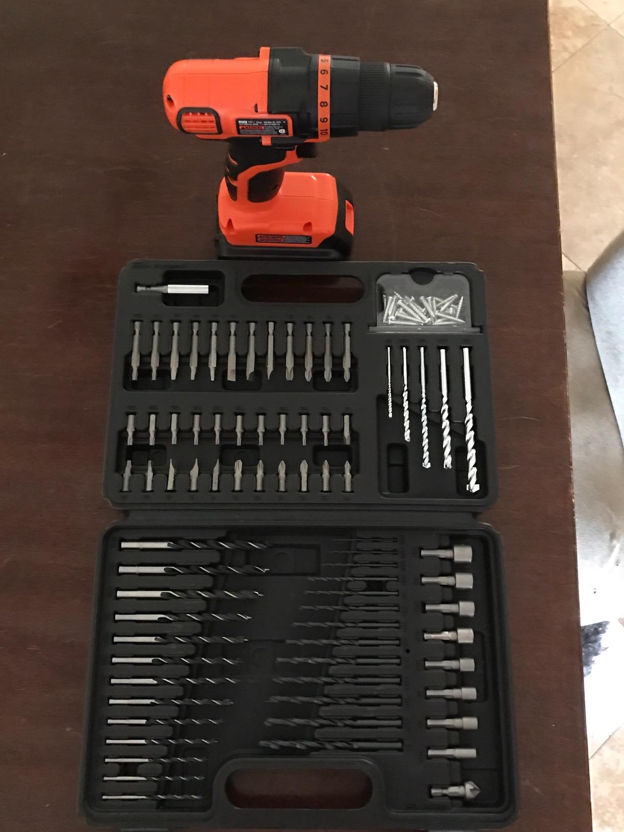 BLACK+DECKER Drill Bit Set/Screwdriver Bit Set Combo, 109-Piece (BDA91109) customer photo 1
