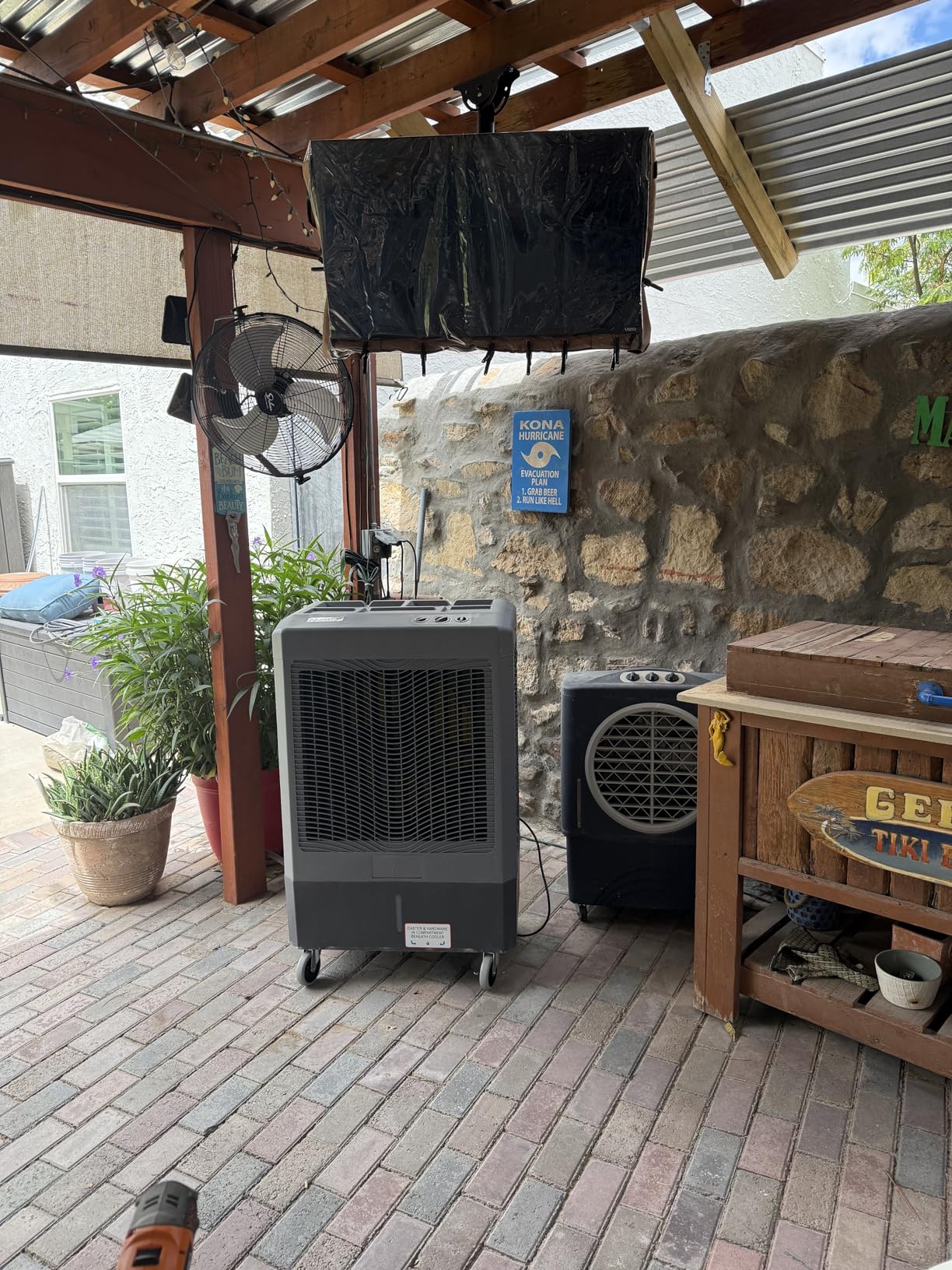 Hessaire 5300 CFM 3-Speed Portable Evaporative Cooler for 1600 sq ft customer photo 2