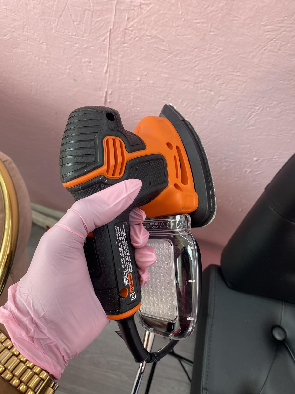 BLACK+DECKER Detail Sander, 1.2 Amp, 16,000 OPM, Compact Design (BDEMS600) customer photo 2