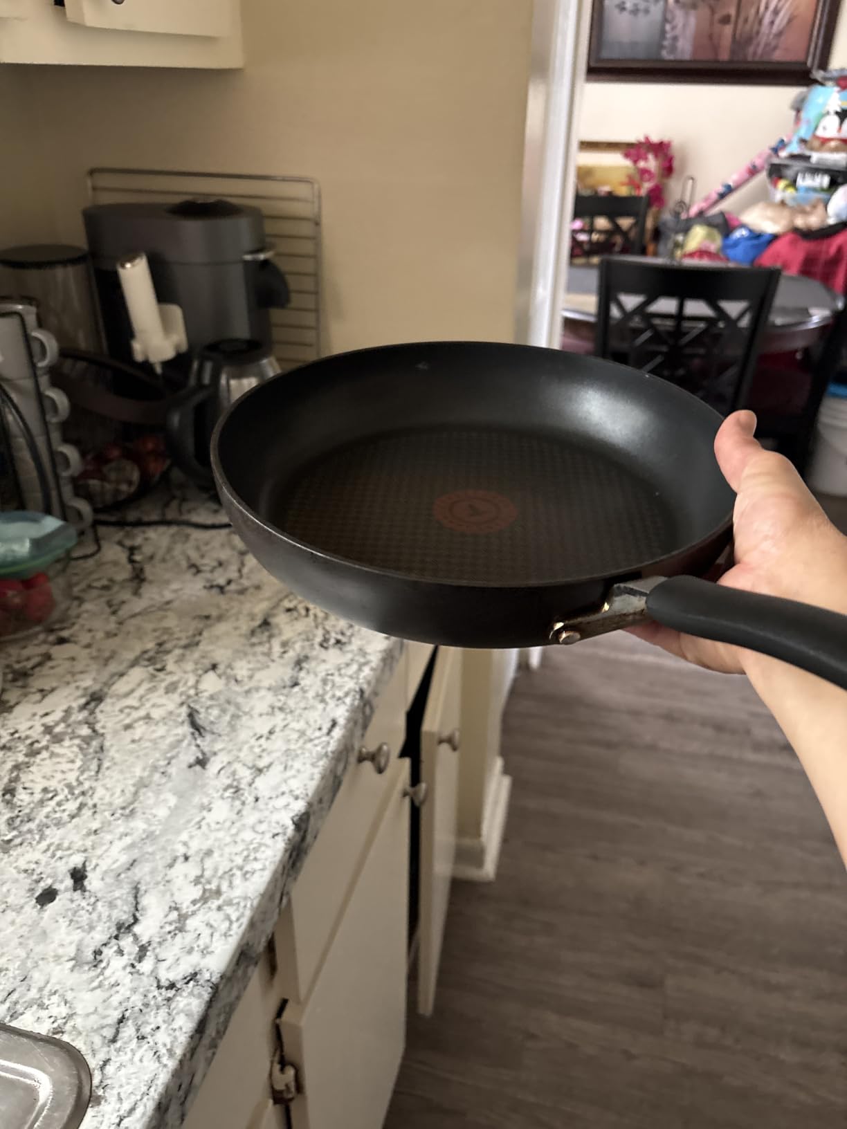 T-Fal Ultimate Hard Anodized Nonstick Pots and Pans Set 17 Piece, Nonstick Cookware Set with Fry Pan, Saucepans, Saute-Pan, Griddle, Dishwasher Safe, Onyx customer photo 1
