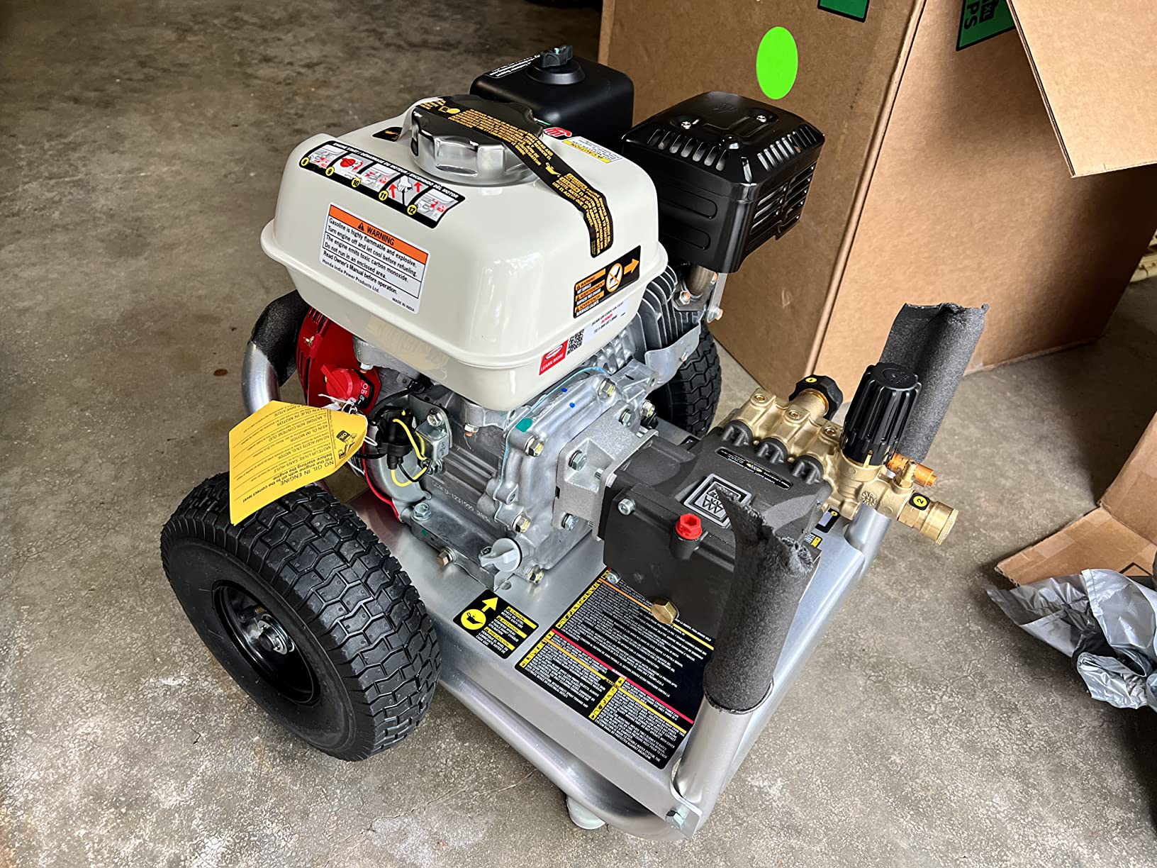 Simpson 3600 PSI Gas Pressure Washer, 2.5 GPM Commercial Power Washer, Cold Water, Honda GX200 Engine, 35' Hose, Aluminum Series, 49-State Compliant (ALH3425) customer photo 2
