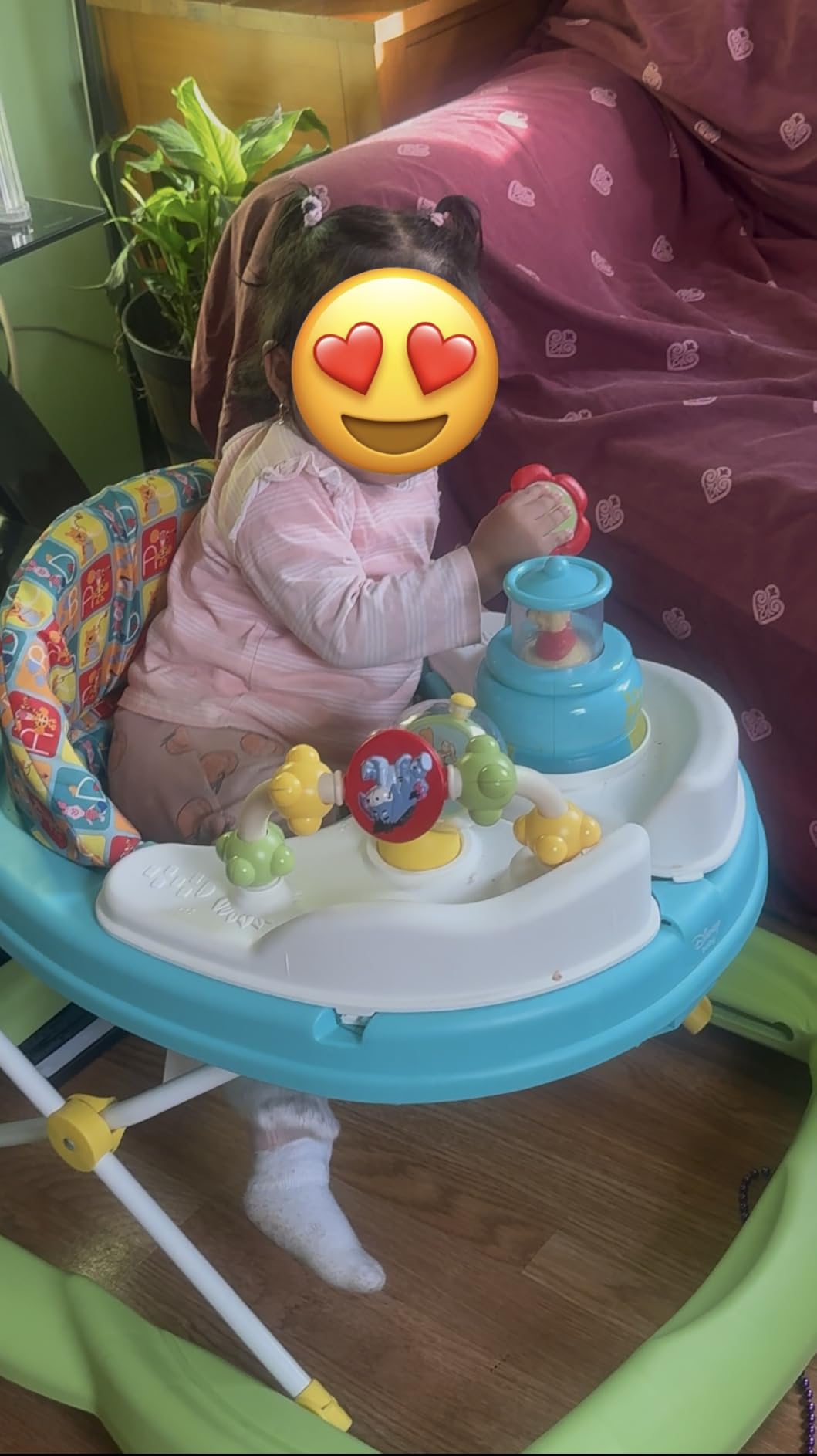 Disney Baby Winnie the Pooh Toys Walker, Baby Walker with Wheels, Music & Lights, Bees Knees customer photo 1