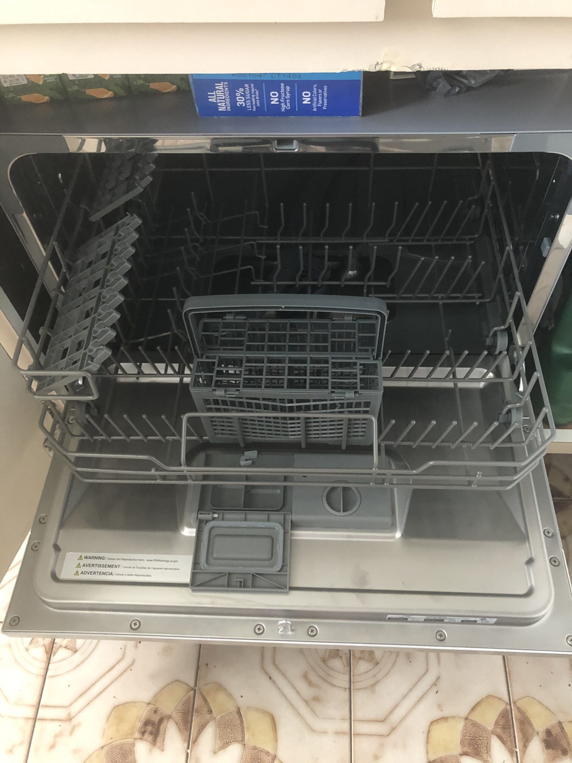 SD-2224DS ENERGY STAR Compact Countertop Dishwasher with Delay Start - Portable Dishwasher with Stainless Steel Interior and 6 Place Settings Rack Silverware Basket, Silver customer photo 2