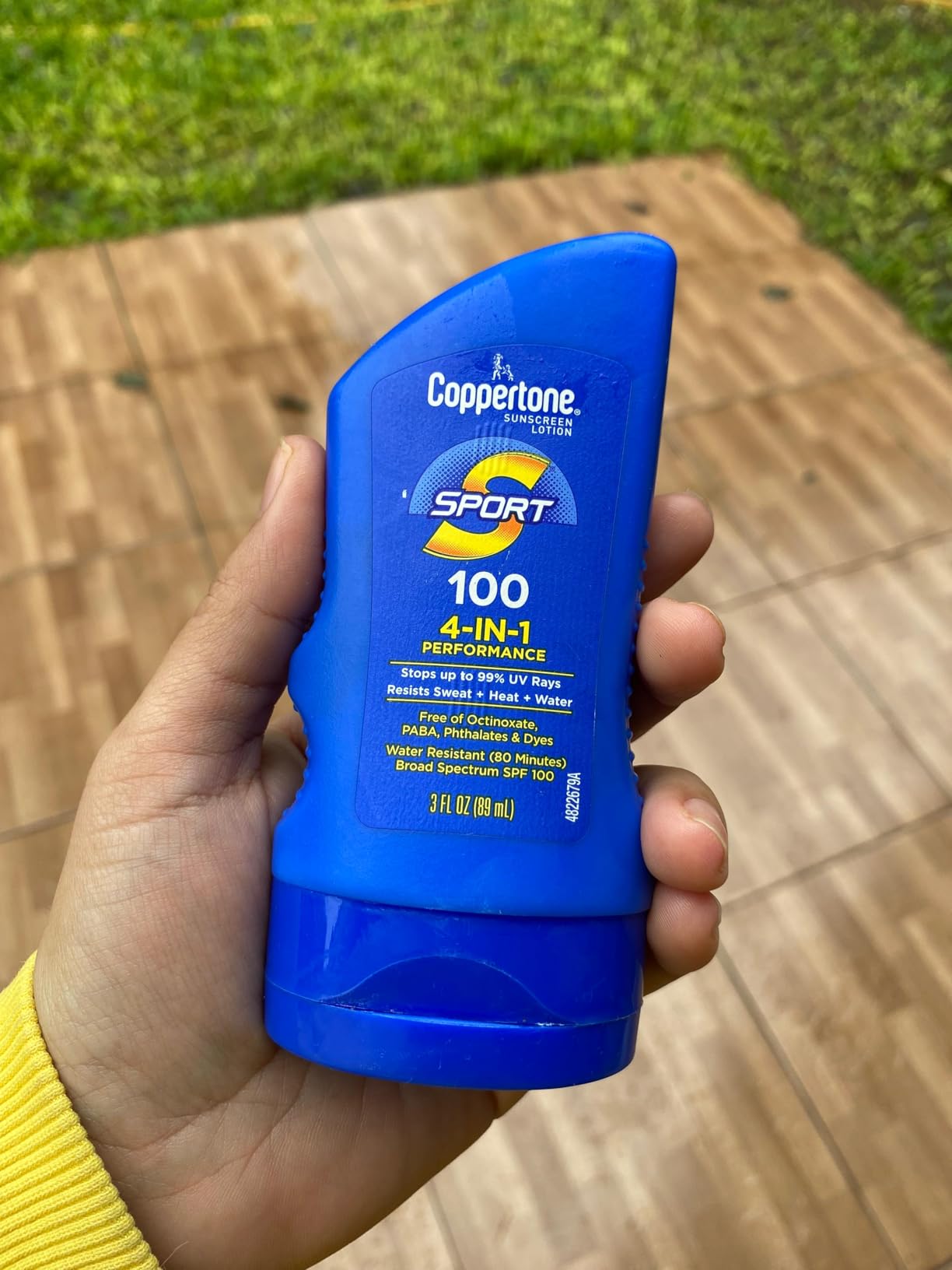 Coppertone SPORT Sunscreen Lotion Broad Spectrum SPF 100 (3 Fluid Ounce) (Packaging may vary) customer photo 1