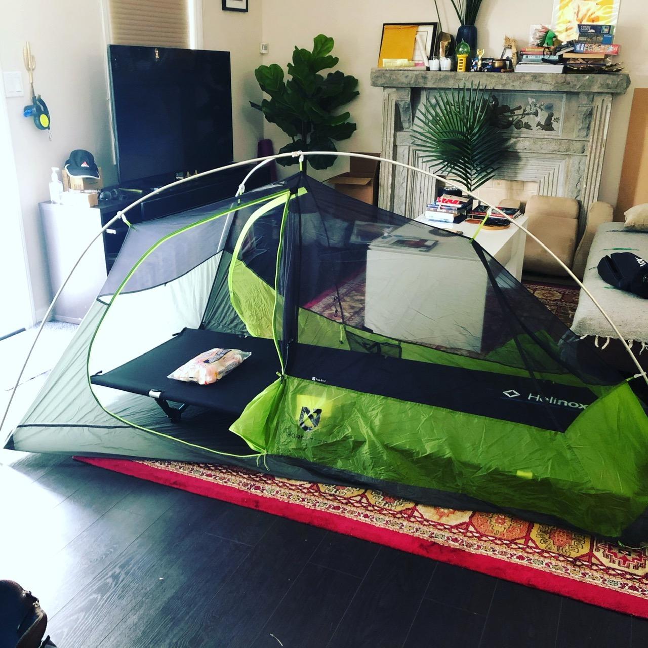 Helinox Cot One Lightweight, Compact, Collapsible, Portable Camping Cot, Regular, Black customer photo 2