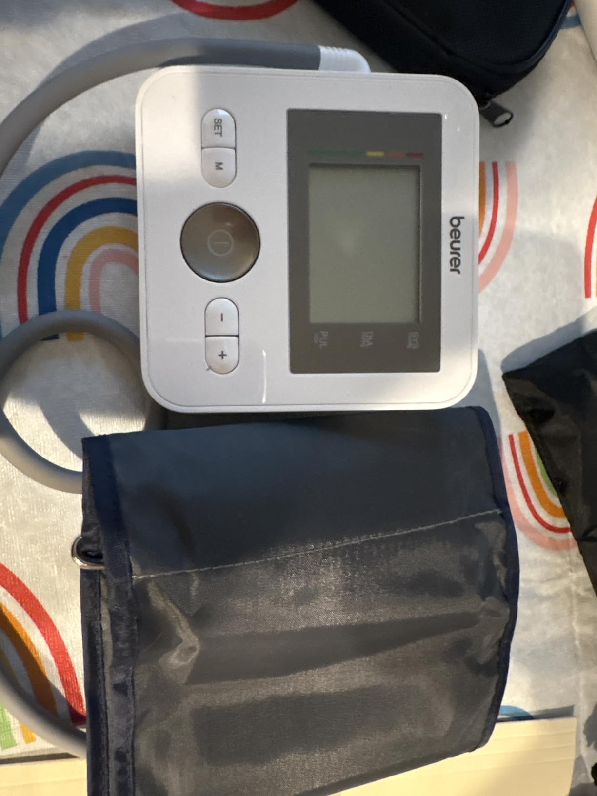 Beurer BM27 Upper Arm Blood Pressure Monitor for Home Use with Adjustable Cuff, Data Transfer to Apple Health and co., 120 Memory Sets, Irregular Heart Rate Detection, Risk Indicator customer photo 2