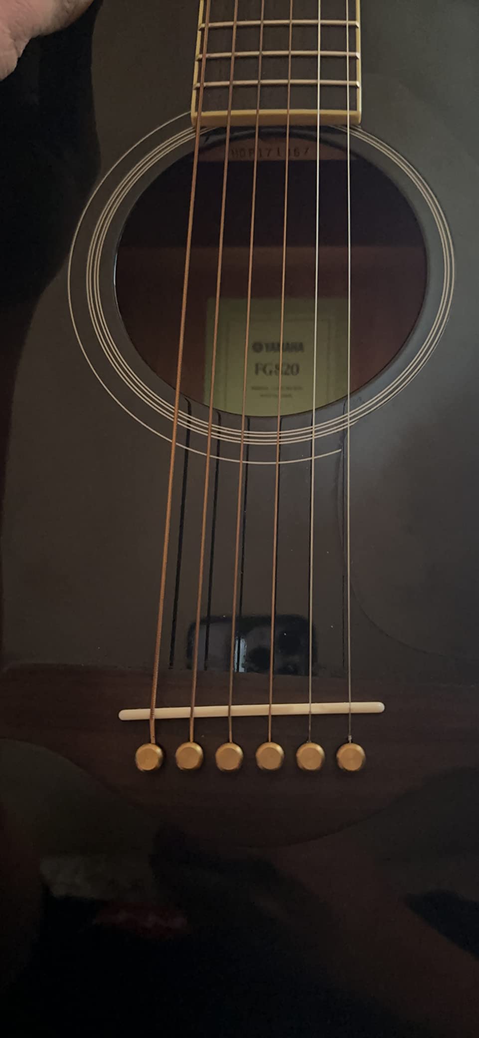 Yamaha FS820 Small Body Solid Top Concert Acoustic Guitar, Natural customer photo 1