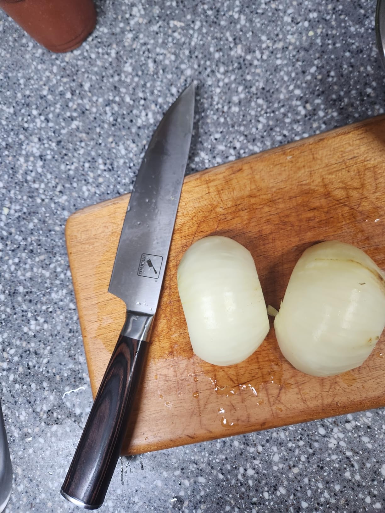 imarku Japanese Chef Knife - Sharp Kitchen Knife 8 Inch Chef's Knives HC Steel Paring Knife, Unique Gifts for Men and Women, Gifts for Mom or Dad, Kitchen Gadgets with Gift Box customer photo 1