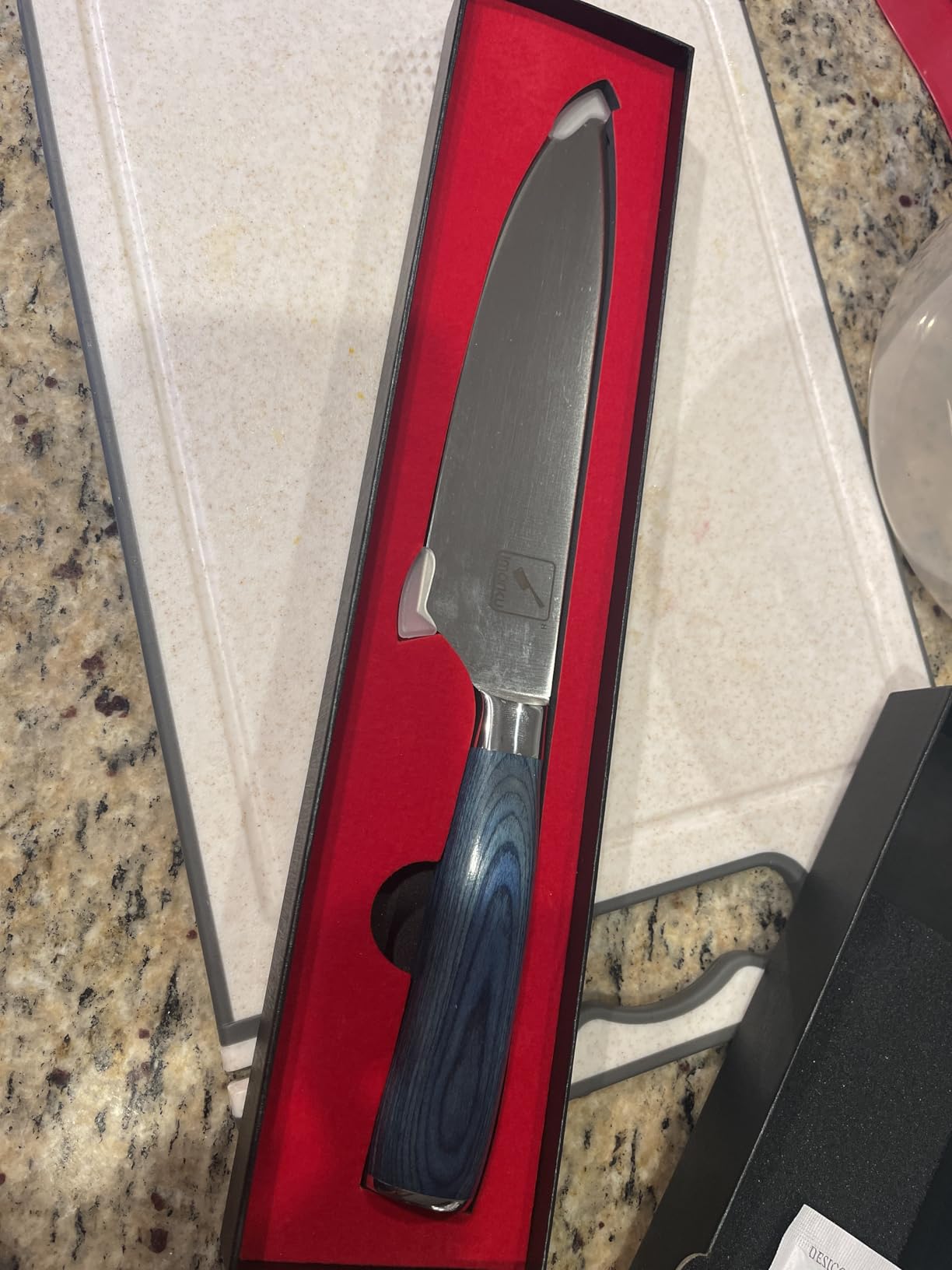 imarku Japanese Chef Knife - Sharp Kitchen Knife 8 Inch Chef's Knives HC Steel Paring Knife, Unique Gifts for Men and Women, Gifts for Mom or Dad, Kitchen Gadgets with Gift Box customer photo 2