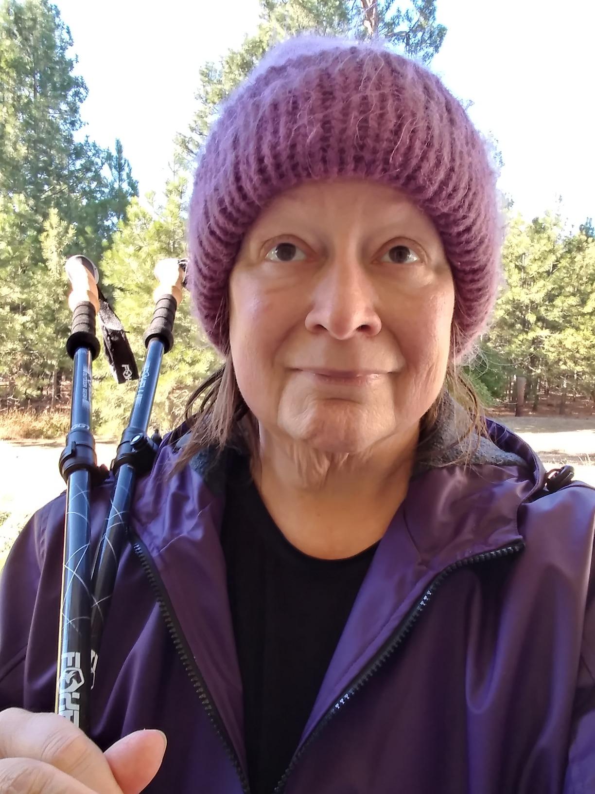 Foxelli Carbon Fiber Trekking Poles - Lightweight Collapsible Hiking Poles with Cork Grips customer photo 1