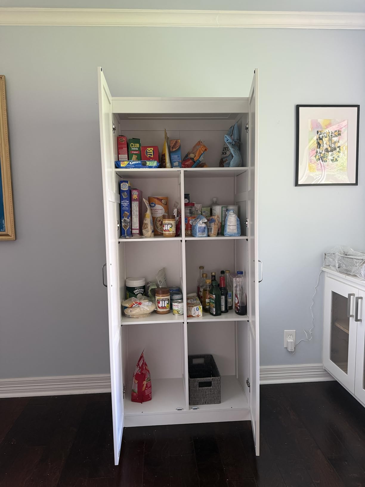 Sauder Select Storage Cabinet / Pantry Cabinets, White Finish customer photo 2